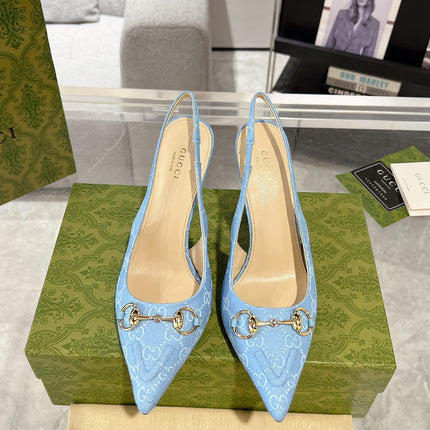 HORSEBIT SLINGBACK 105 IN SKY CANVAS