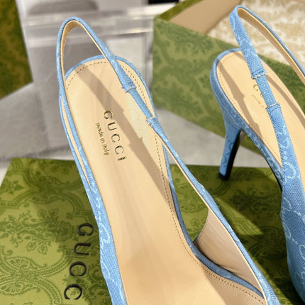 HORSEBIT SLINGBACK 105 IN SKY CANVAS