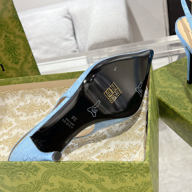 HORSEBIT SLINGBACK 105 IN SKY CANVAS