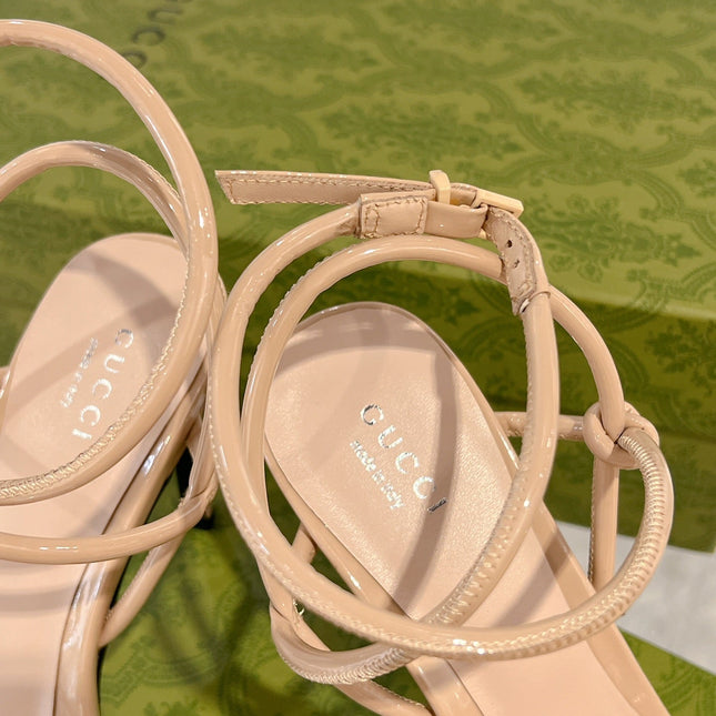 GG 105 STRAPPY SANDAL BEIGE CALFSKIN