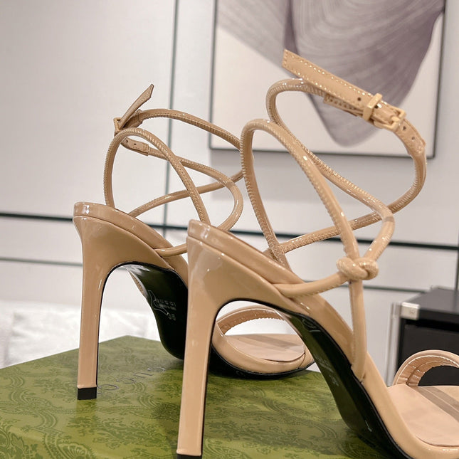 GG 105 STRAPPY SANDAL BEIGE CALFSKIN