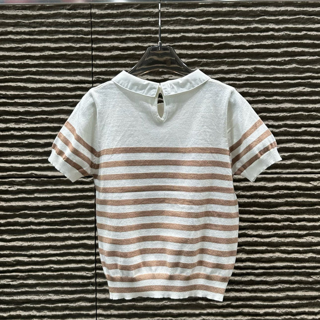 DIOR 25S SHORT-SLEEVE SWEATER STYLE 062