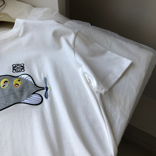 Loewe Submarine T-shirt White Cotton