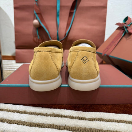 LP LOAFERS 25S IN AMBER YELLOW SUEDE