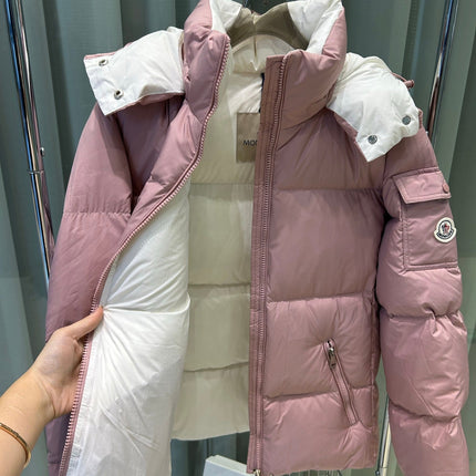 MONCLER 25S PUFFER JACKET IN PINK 012
