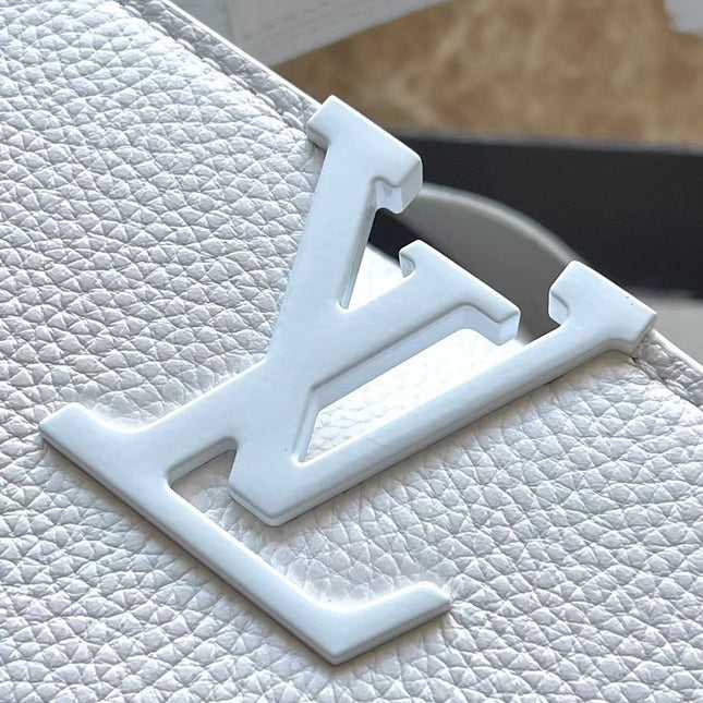 CAPUCINES EAST-WEST BB 27 IN WHITE TAURILLON