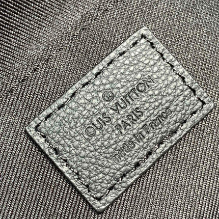 LV 25S PULSE WEARABLE WALLET 22 IN BLACK MONOGRAM SHADOW EMBOSSED CALFSKIN