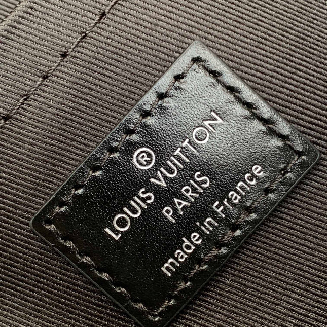 LV 25S NIL BAG 25 IN BLACK CALFSKIN SILVER HARDWARE