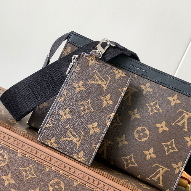 LV 25S GASTON WEARABLE WALLET 22 IN MONOGRAM MACASSAR CANVAS