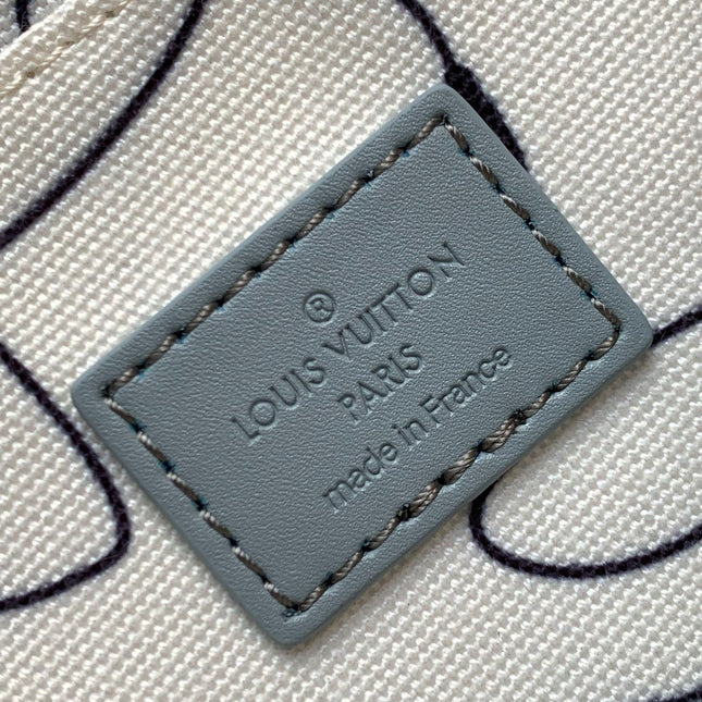 LV 25S NIL BAG 25 IN LIGHT BLUE MONOGRAM CANVAS AND CALFSKIN SILVER HARDWARE