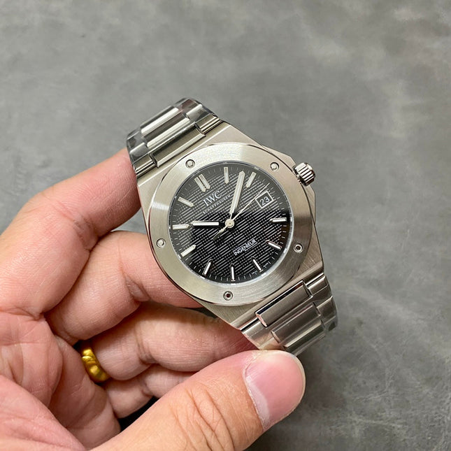 INGENIEUR AUTOMATIC 40 SILVER STAINLESS STEEL CASE WITH BLACK DIAL
