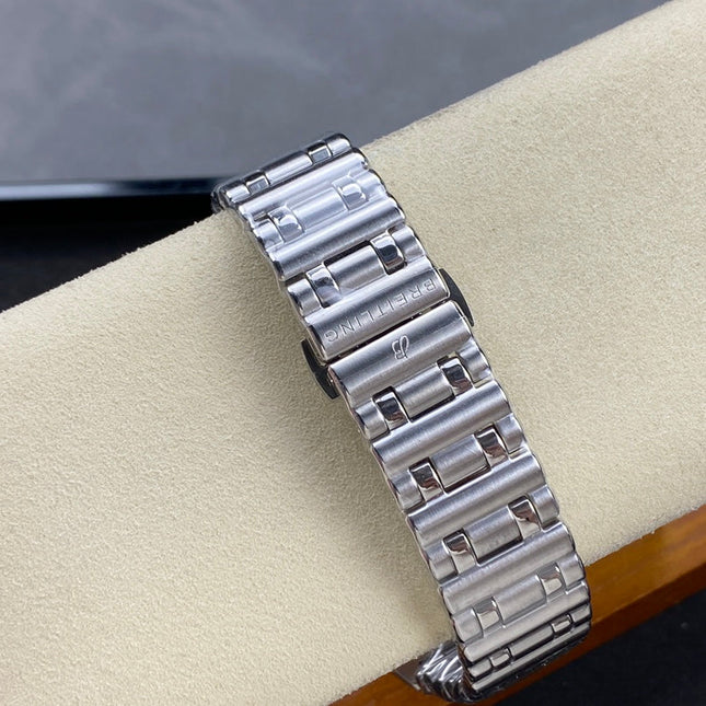 CHRONOMAT AUTOMATIC GMT 40 ALL STEEL BLUE MIX YELLOW DIAL