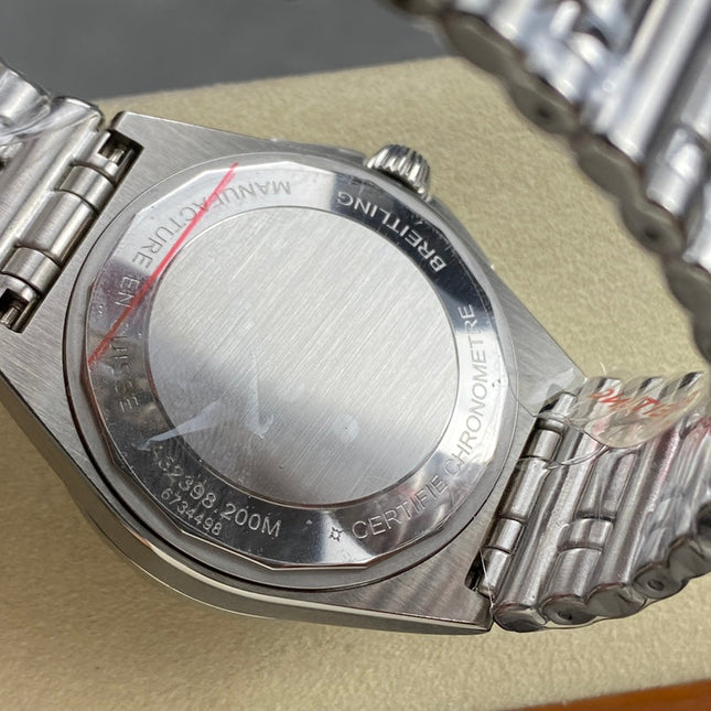 CHRONOMAT AUTOMATIC GMT 40 ALL STEEL BLUE MIX YELLOW DIAL