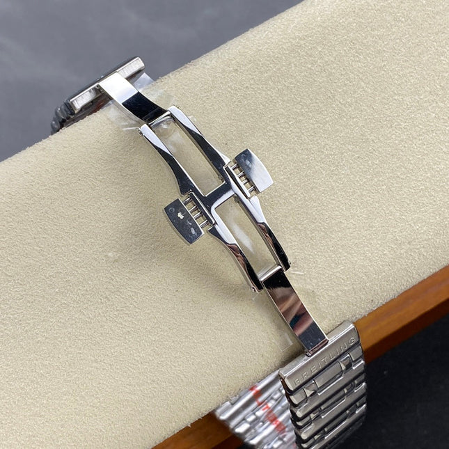 CHRONOMAT AUTOMATIC GMT 40 ALL STEEL BLACK DIAL