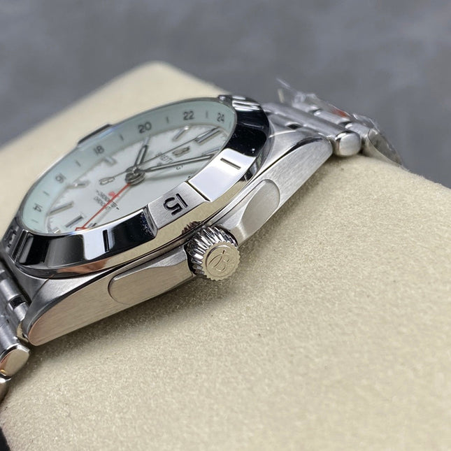 CHRONOMAT AUTOMATIC GMT 40 ALL STEEL WHITE DIAL