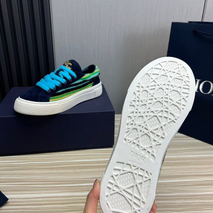 CD B33 SNEAKER NAVY SUEDE AND FABRIC