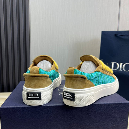 CD B33 SNEAKER FLAX SUEDE AND FABRIC