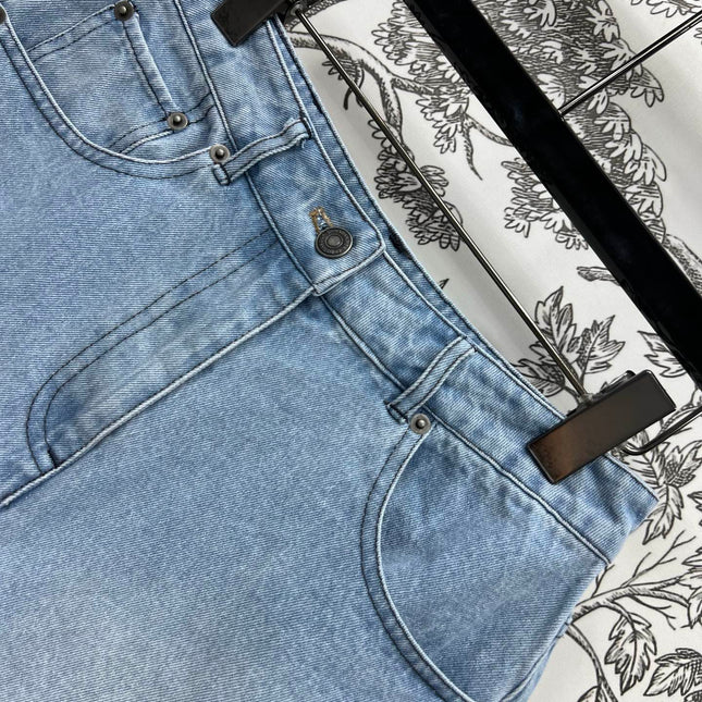 SHORT PANT DENIM JACQUARD SLATE BLUE 266726