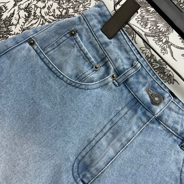 SHORT PANT DENIM JACQUARD SLATE BLUE 266726