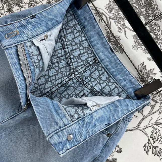 SHORT PANT DENIM JACQUARD SLATE BLUE 266726