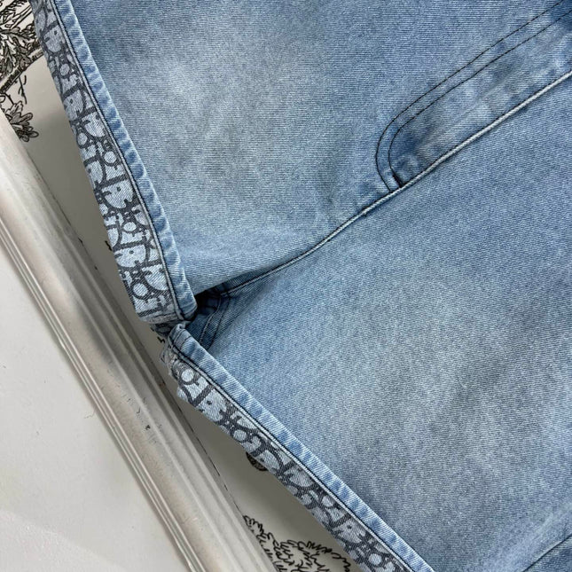 SHORT PANT DENIM JACQUARD SLATE BLUE 266726