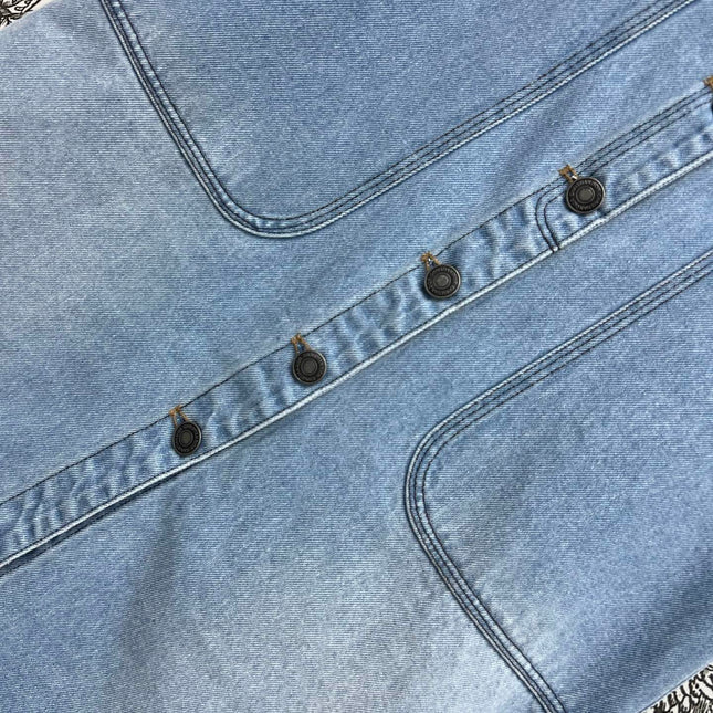 JEAN SKIRT DENIM JACQUARD DUSTY BLUE 266730