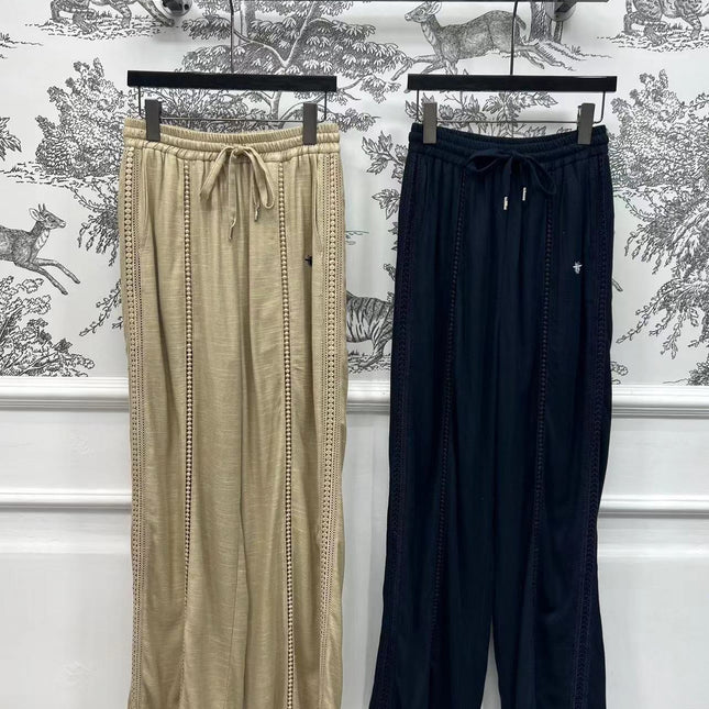 DIOR LINEN LACE PANTS 268742