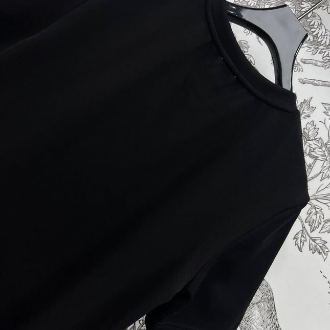 LOEWE SHORT SLEEVE CREW NECK ORGANZA DRESS 268755