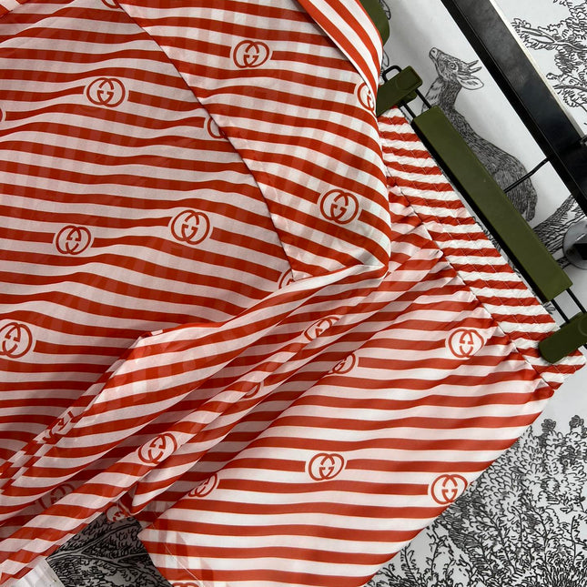 GUCCI LONG SLEEVE SHIRT AND SHORTS SET 268768
