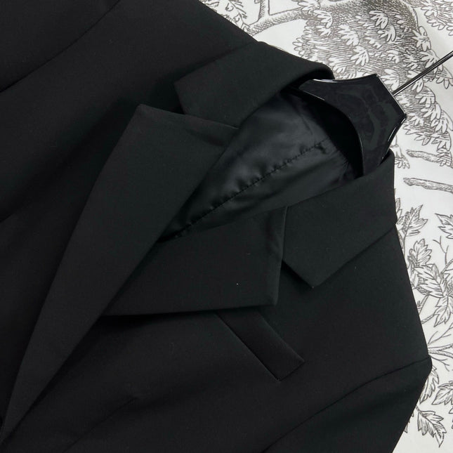 LV SHORT-SLEEVE BLAZER DRESS 274529
