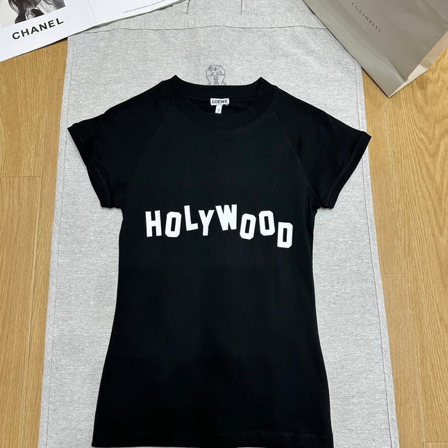 Loewe 25 Shhot Sleeved T-shirt Cotton