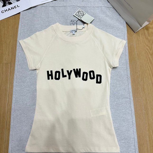 Loewe 25 Shhot Sleeved T-shirt Cotton