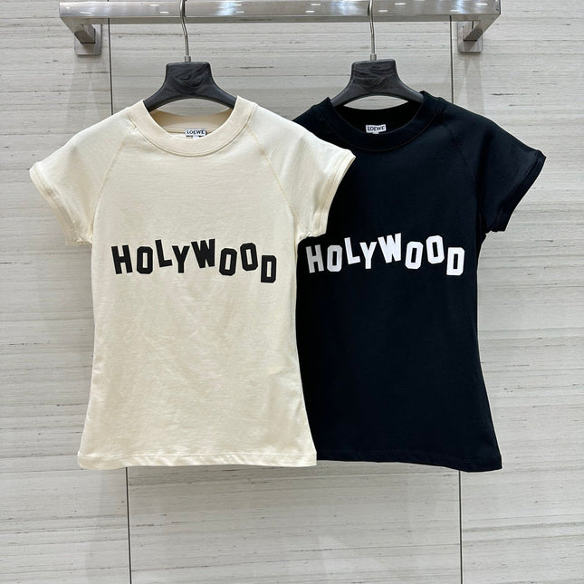 Loewe 25 Shhot Sleeved T-shirt Cotton