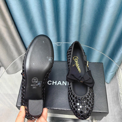 HIGH MARY JANE BOW RHINESTONE BLACK SILK