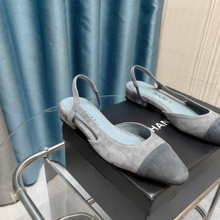 CC SLINGBACK 25S 25 MM GREY SUEDE