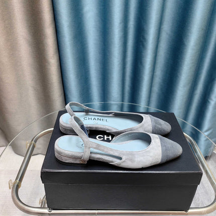 CC SLINGBACK 25S 25 MM GREY SUEDE