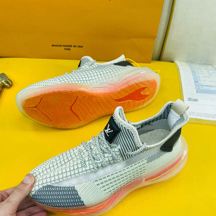 LV SNEAKER IN GREY ASH BREATHABLE MESH FABRIC
