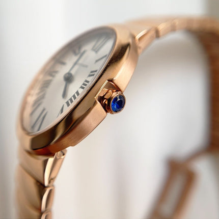 BAIGNOIRE DE CARTIER WATCH SMALL MODEL ROSE GOLD CASE