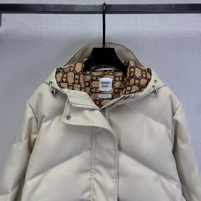 HERMES 25S HOODED DOWN JACKET 219
