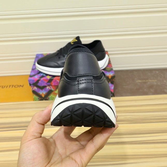 LV SNEAKER BLACK CALFSKIN