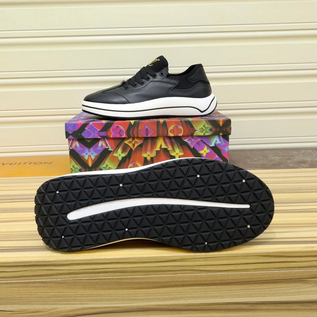 LV SNEAKER BLACK CALFSKIN