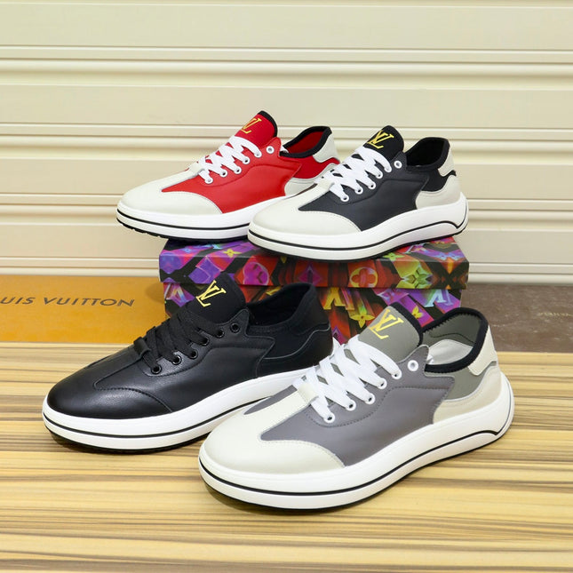 LV SNEAKER BLACK CALFSKIN