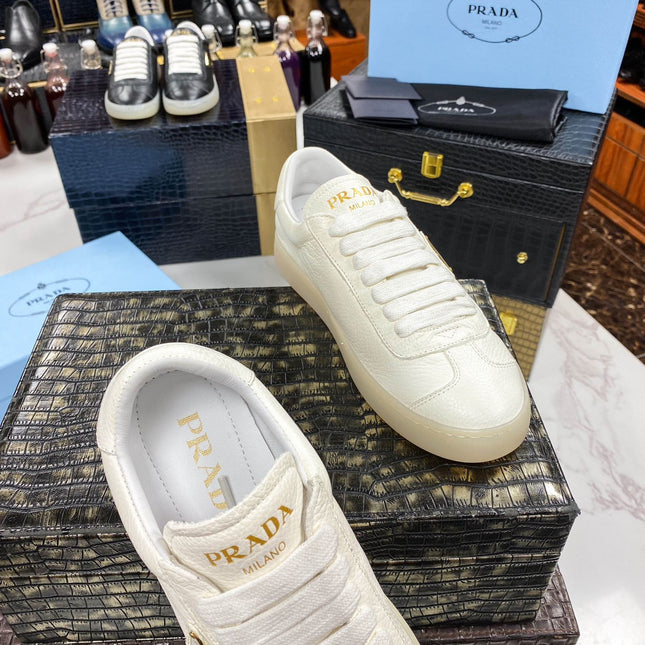 PRA LANE SNEAKER WHITE CALFSKIN