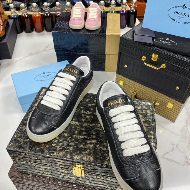 PRA LANE SNEAKER BLACK CALFSKIN