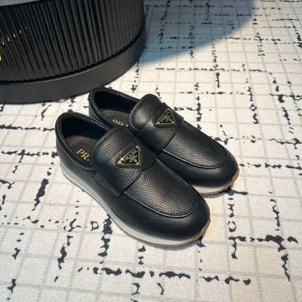 PRA SPORTY STYLE LOAFERS BLACK CALFSKIN