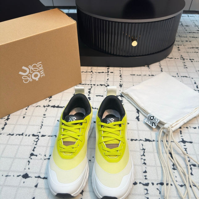 LW CLOUDTILT 2.0 SNEAKER WHITE AND LEMON POLYESTER