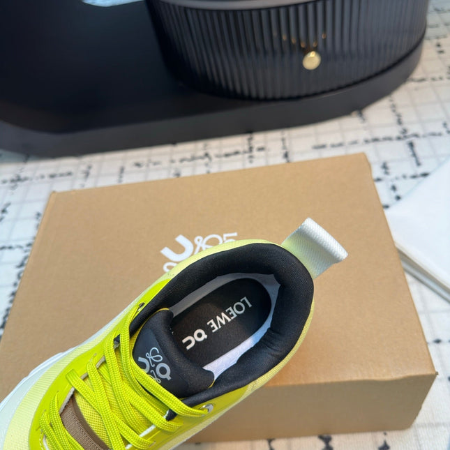 LW CLOUDTILT 2.0 SNEAKER WHITE AND LEMON POLYESTER