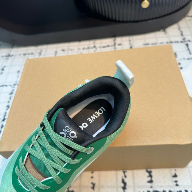 LW CLOUDTILT 2.0 SNEAKER WHITE AND GREEN POLYESTER