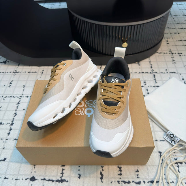 LW CLOUDTILT 2.0 SNEAKER TAN AND WHITE POLYESTER