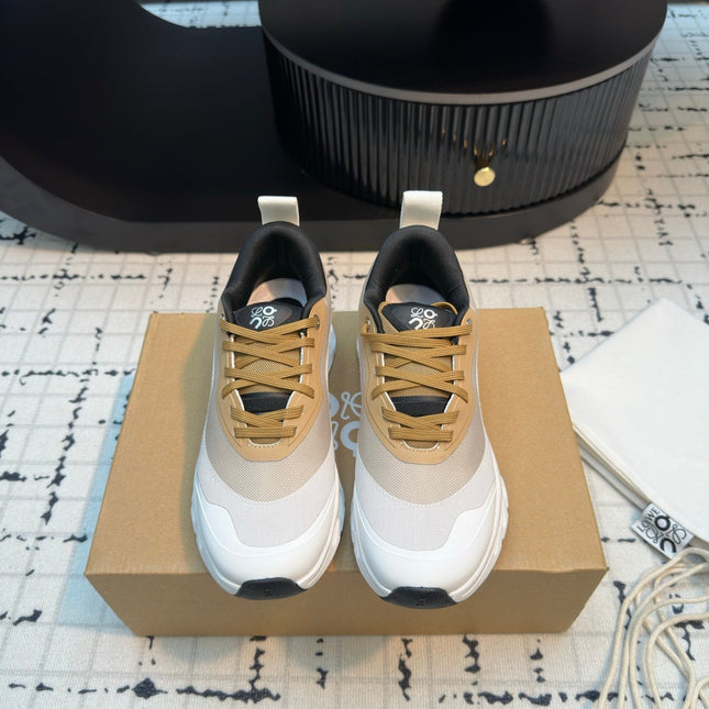 LW CLOUDTILT 2.0 SNEAKER TAN AND WHITE POLYESTER